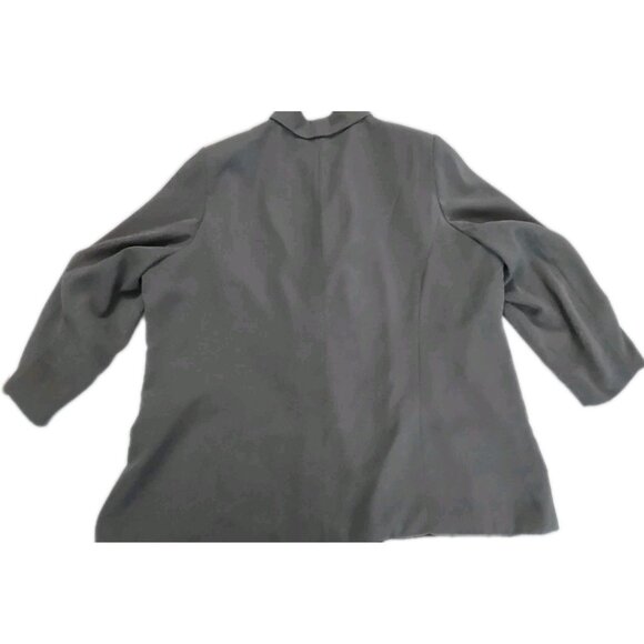 JL Studio Jessica London Womens Plus Size 24W Black Gray Jacket Blazer - Picture 7 of 12